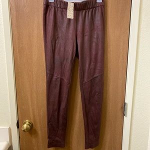 NWT Free People Vegan Suede Pants